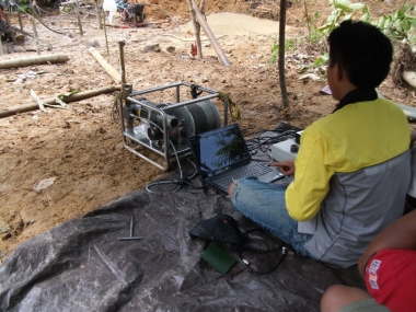 Perekaman data logging lokasi PT Astana 1