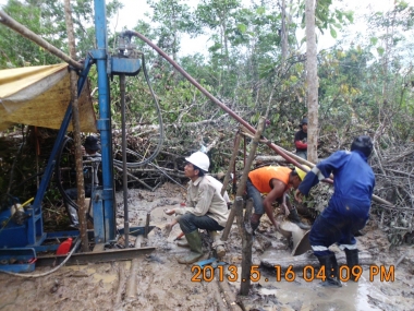 Drilling activity Jacro 175