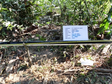 Core hasil pemboran loc PT TIA